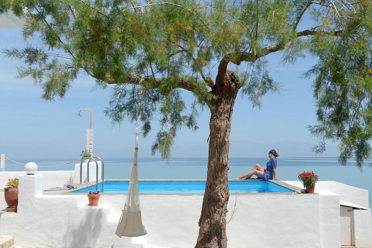 Antorina Beachfront Villas With Private Pools Kamari  Luaran gambar