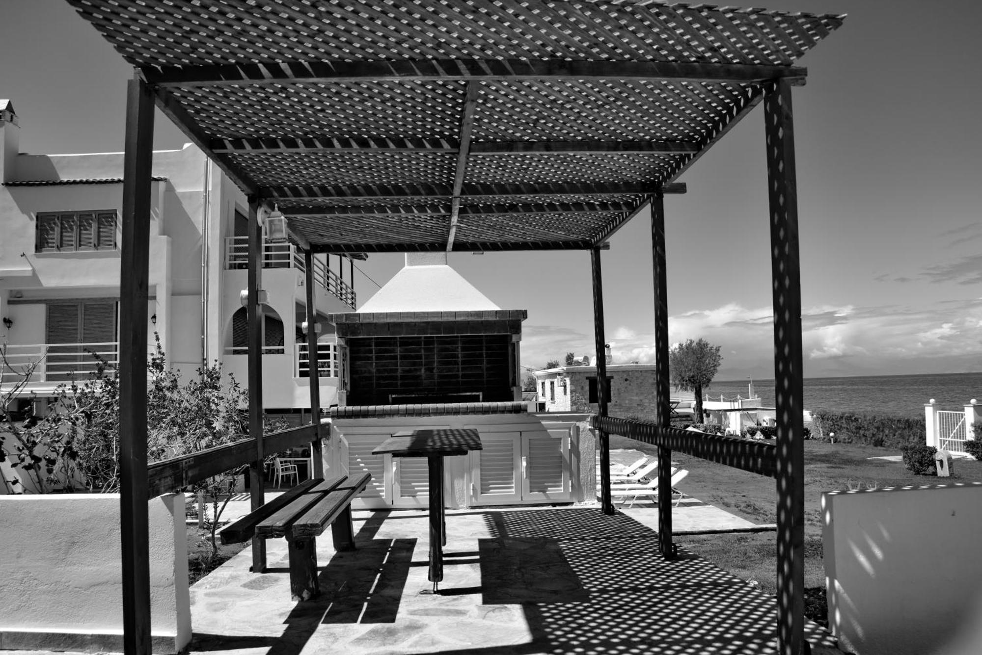 Antorina Beachfront Villas With Private Pools Kamari  Luaran gambar