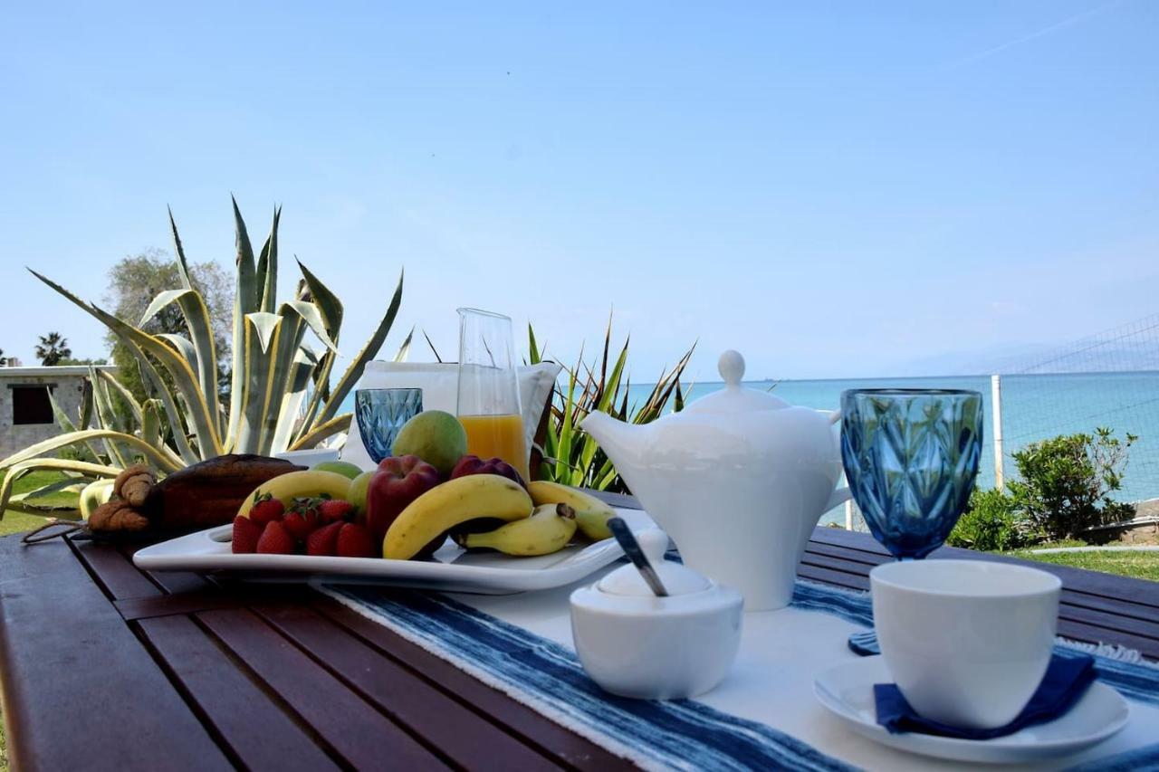 Antorina Beachfront Villas With Private Pools Kamari  Luaran gambar